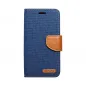 Apple iPhone 16 Pro Wallet Cases CANVAS Book Navy blue
