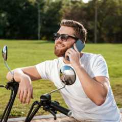 Apple iPhone 16 Pro Wallet Cases CANVAS Book Navy blue