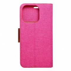 Apple iPhone 16 Pro Wallet Cases CANVAS Book Pink
