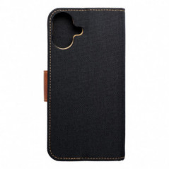 Apple iPhone 16 Plus Wallet Cases CANVAS Book Black