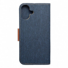 Apple iPhone 16 Plus Wallet Cases CANVAS Book Navy blue