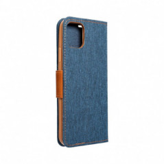 Apple iPhone 16 Plus Wallet Cases CANVAS Book Navy blue