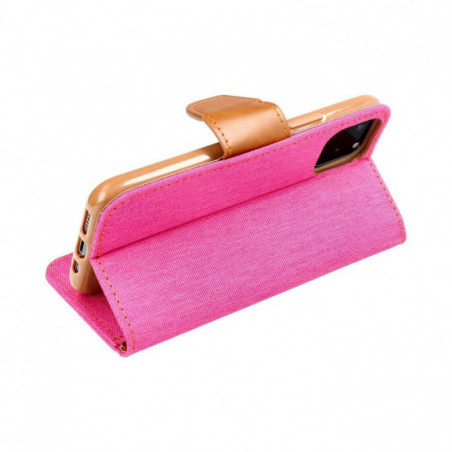 Apple iPhone 16 Plus Wallet Cases CANVAS Book Pink