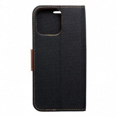 Apple iPhone 16 Pro Max Wallet Cases CANVAS Book Black
