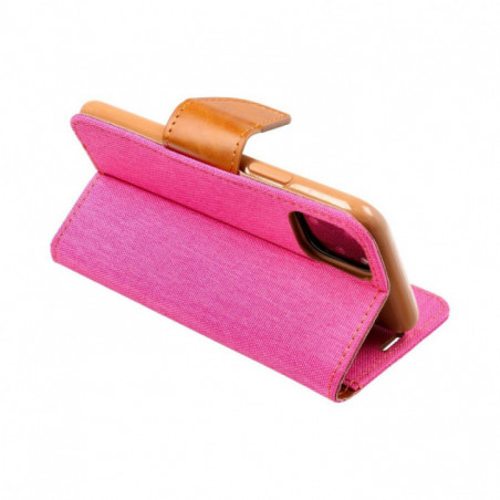 Apple iPhone 16 Pro Max Wallet Cases CANVAS Book Pink