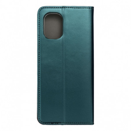 Motorola Moto G55 Wallet Cases Smart Magneto book Dark green