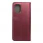 Motorola Moto G55 Wallet Cases Smart Magneto book Burgundy
