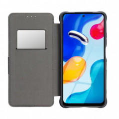 XIAOMI Redmi Note 14 4G Wallet Cases Razor Book Carbon Fibre, Carbon pattern  Dark green