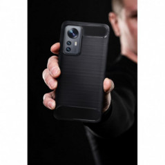 Motorola Moto G15 Case Carbon Elegant  Black