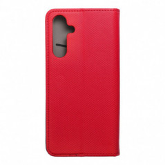 Samsung Galaxy M16 Wallet Cases Smart Case Book Red