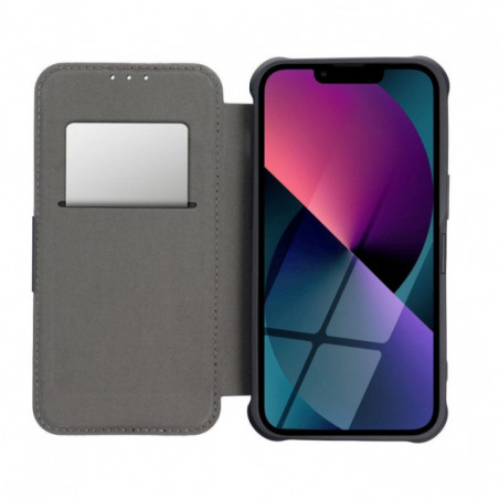 Apple iPhone 17 Wallet Cases Razor Book Carbon Fibre, Carbon pattern  Blue