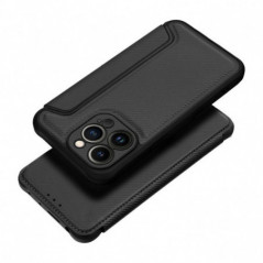 Apple iPhone 17 Pro Max Wallet Cases Razor Book Carbon Fibre, Carbon pattern  Black