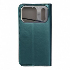 Apple iPhone 17 Pro Wallet Cases Smart Magneto book Dark green