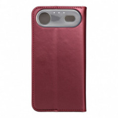 Apple iPhone 17 Air Wallet Cases Smart Magneto book Burgundy