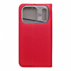 Apple iPhone 17 Pro Wallet Cases Smart Case Book Red