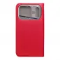 Apple iPhone 17 Pro Wallet Cases Smart Case Book Red