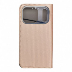 Apple iPhone 17 Pro Wallet Cases Smart Case Book Gold