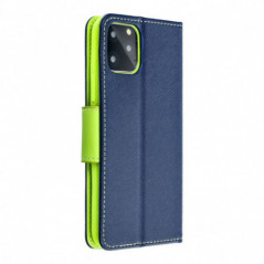 Apple iPhone 17 Pro Wallet case Fancy Book Navy / Lime
