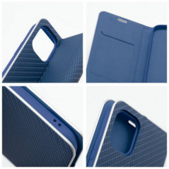 Apple iPhone 17 Air Wallet Cases LUNA Book Carbon Carbon Fibre, Elegant  Blue
