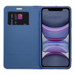 Apple iPhone 17 Air Wallet Cases LUNA Book Carbon Carbon Fibre, Elegant  Blue