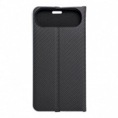 Apple iPhone 17 Air Wallet Cases LUNA Book Carbon Carbon Fibre, Elegant  Black