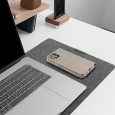 Apple iPhone 17 Pro Wallet Cases LUNA Book Gold Elegant  Silver