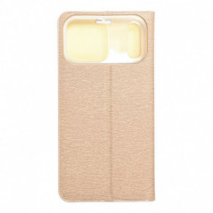 Apple iPhone 17 Pro Max Wallet Cases LUNA Book Gold Elegant  Gold