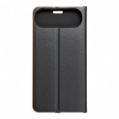 Apple iPhone 17 Air Wallet Cases LUNA Book Gold Elegant  Black