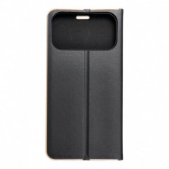 Apple iPhone 17 Pro Max Wallet Cases LUNA Book Gold Elegant  Black