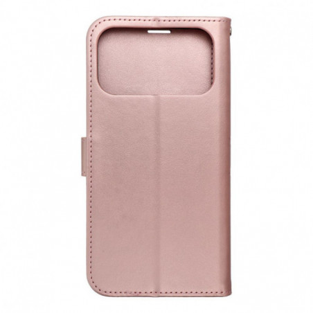 Apple iPhone 17 Pro Max Wallet Cases MEZZO Book Rose gold
