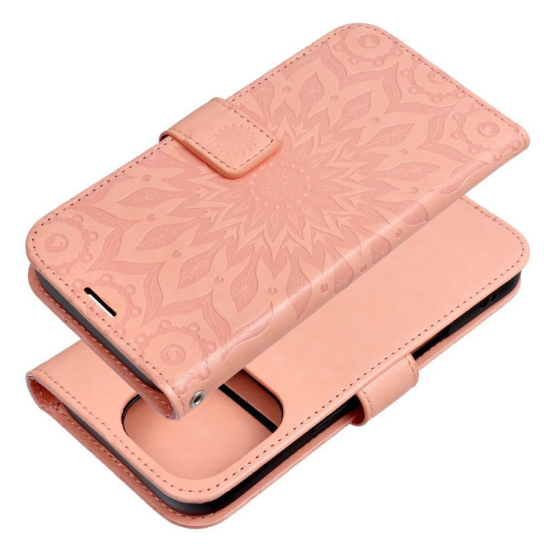 Apple iPhone 17 Wallet Cases MEZZO Book Peach fuzz