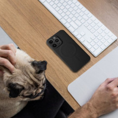 Apple iPhone 17 Air Case Silicone Mag Cover MagSAFE  Black