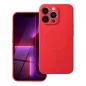 Apple iPhone 17 Pro Max Case Silicone Mag Cover MagSAFE  Red