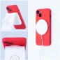 Apple iPhone 17 Pro Max Case Silicone Mag Cover MagSAFE  Red