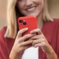 Apple iPhone 17 Pro Max Case Silicone Mag Cover MagSAFE  Red