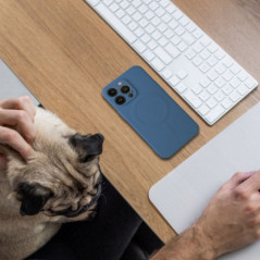 Apple iPhone 17 Case Silicone Mag Cover MagSAFE  Blue