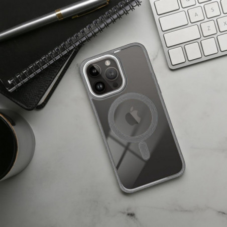 Apple iPhone 17 Pro Max Case Color Edge Mag MagSAFE  Titanium grey