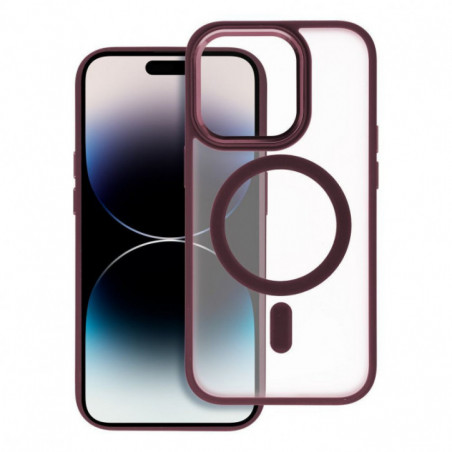 Apple iPhone 17 Pro Case Matte Mag Cove MagSAFE  Plum red