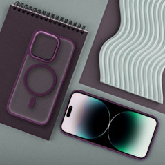 Apple iPhone 17 Pro Case Matte Mag Cove MagSAFE  Plum red