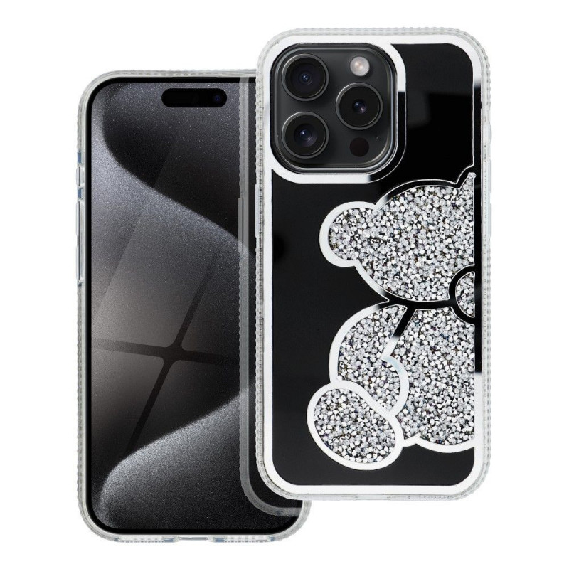 Apple iPhone 17 Pro Case Teddy bear Silver