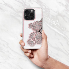 Apple iPhone 17 Pro Max Case Teddy bear Pink