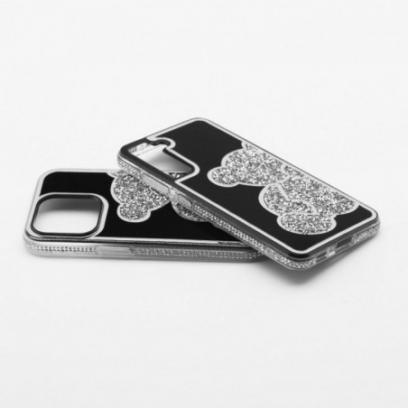 Apple iPhone 17 Pro Max Case Teddy bear Silver