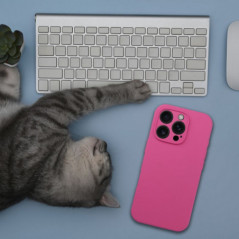 Apple iPhone 17 Pro Case Silicone 2mm Pink