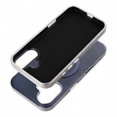 Apple iPhone 17 Pro Case Gentleman Mag Cover Elegant  MagSAFE  Navy blue