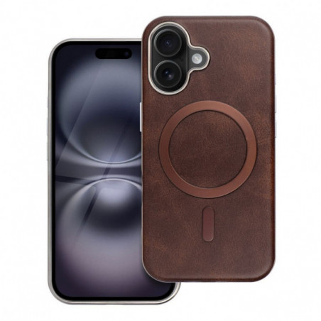 Apple iPhone 17 Case Gentleman Mag Cover Elegant  MagSAFE  Brown