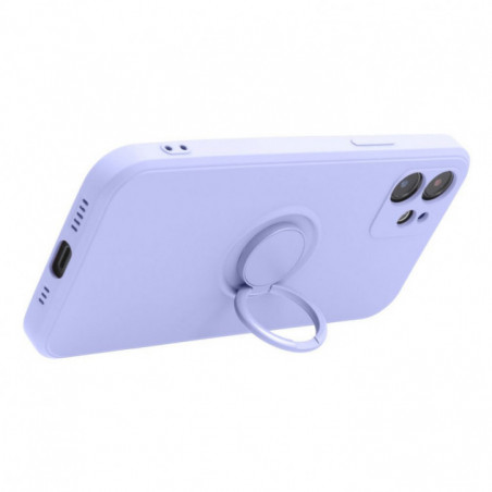 Apple iPhone 17 Pro Case Silicone ring Violet