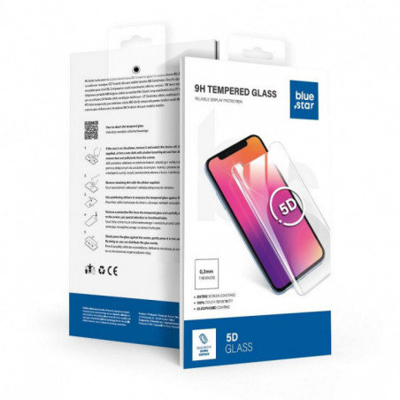 Apple iPhone 17 Air Tempered glass Blue Star 5D Full Glue Transparent