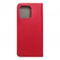 Motorola Moto E15 Wallet Cases Smart Case Book Red