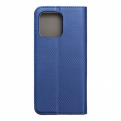 Motorola Moto E15 Wallet Cases Smart Case Book Navy