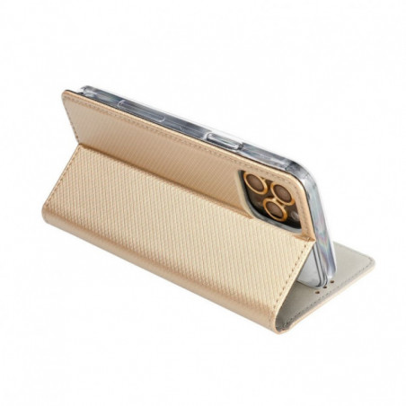 Motorola Edge 50 Neo Wallet Cases Smart Case Book Gold